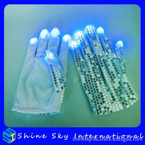 Customized New Arrival Birthday Souvenirs Led Flashing Gloves